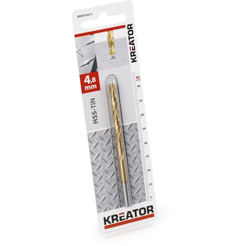 Kreator csigafúró HSS Titánium 4,8x86mm KRT010211