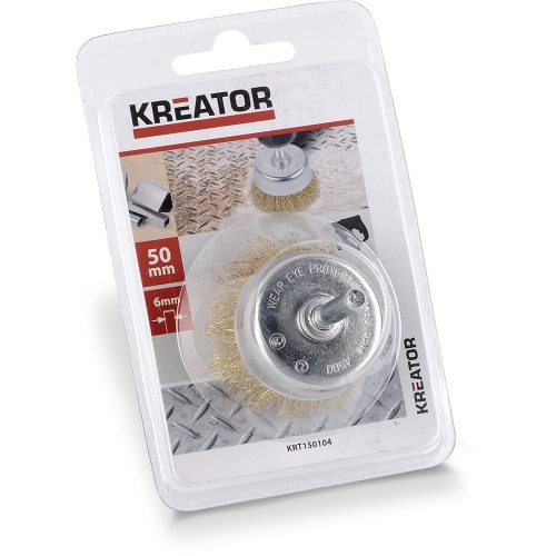 Kreator csapos fazékkefe 50x6mm  réz KRT150104