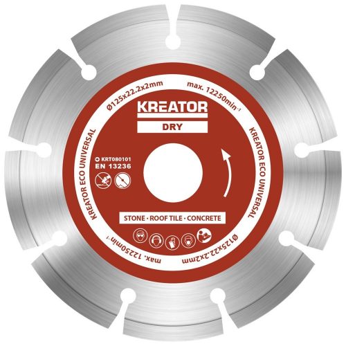 Kreator gyémánt vágótárcsa 125 mm ECO 3db KRT080101