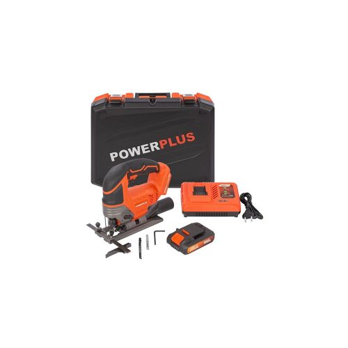 PowerPlus Dual Power akkus dekopírfűrész szett 20V POWDP25310