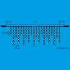 HOME DLFJ 200/WW LED-es sorolható jégcsap fényfüggöny 5 m