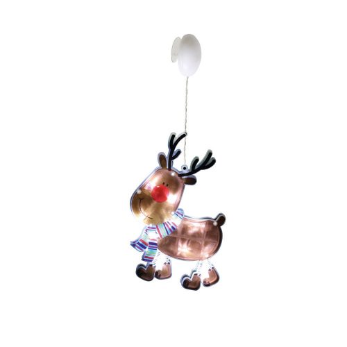 HOME KID 311 LED-es ablakdísz, rénszarvas 26 cm