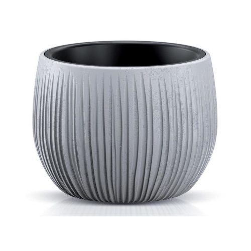 STR Bowl beton hatású virágcserép szürke 16x13 cm (255006)