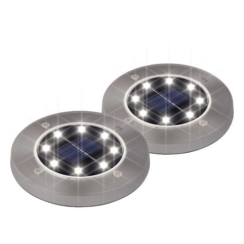 HOME MX 626/2 napelemes kerti lámpa, fém/műanyag SMD LED