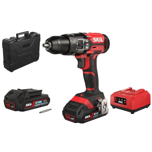 SKIL RED CD1E3020HD akkus ütvefúró 2x2,0Ah 20 V+ koffer