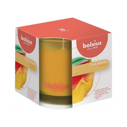 STR Bolsius Jar True Scents mangó illatú gyertya 95/95 mm (2172713)